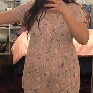 <3 Pink Vintage Babydoll Dress <3
